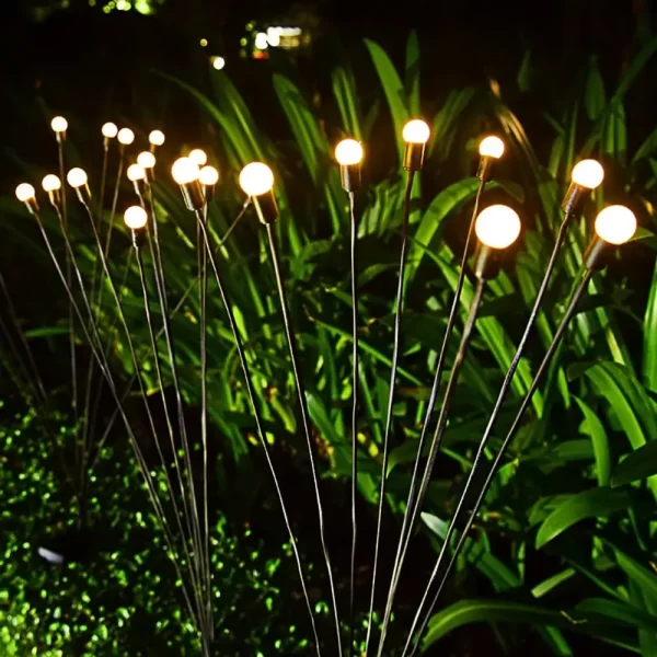 Solar Powered Firefly Garden Lights - Image 2