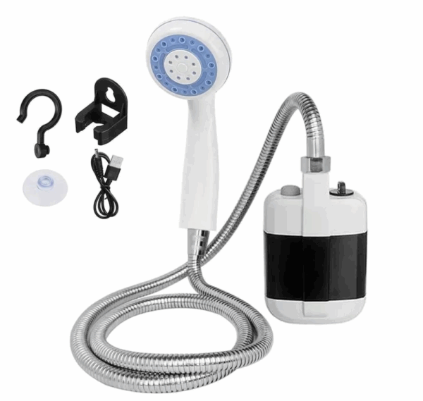 USB Rechargeable Shower Portable Camping Shower Head