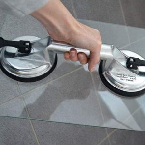 2 claw glass suction plate