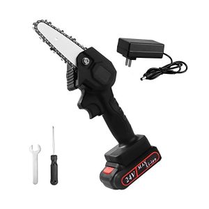 4" 24v mini electric chainsaw