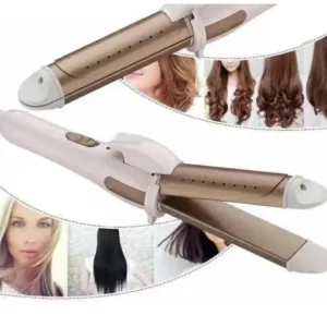 2 in 1 professional hair straightener and curling iron
