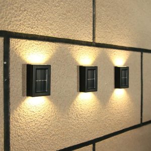 decorative solar wall light