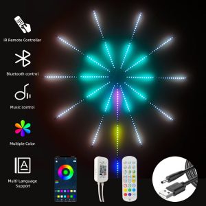 app smart control led rgb fireworks light