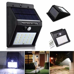 20 led solar wall light