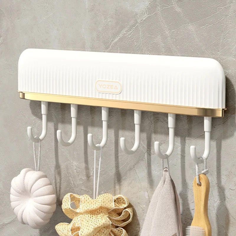 wall mounted hook rack 6 hooks wall mounted hook rack 6 hooks