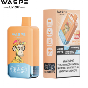 waspe 40,000 puff peach, berry, watermelon and mango