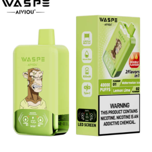 waspe 40,000 puff watermelon, lemon and lime ice