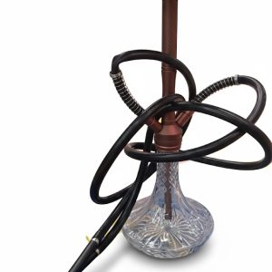 small 2 smoker hubbly glass