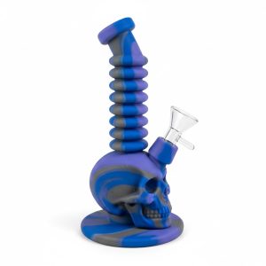 scull colorful bong